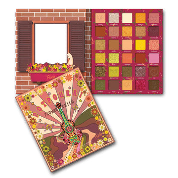 RUDE Flower Child 30 Pressed Pigment and Shadows Palette